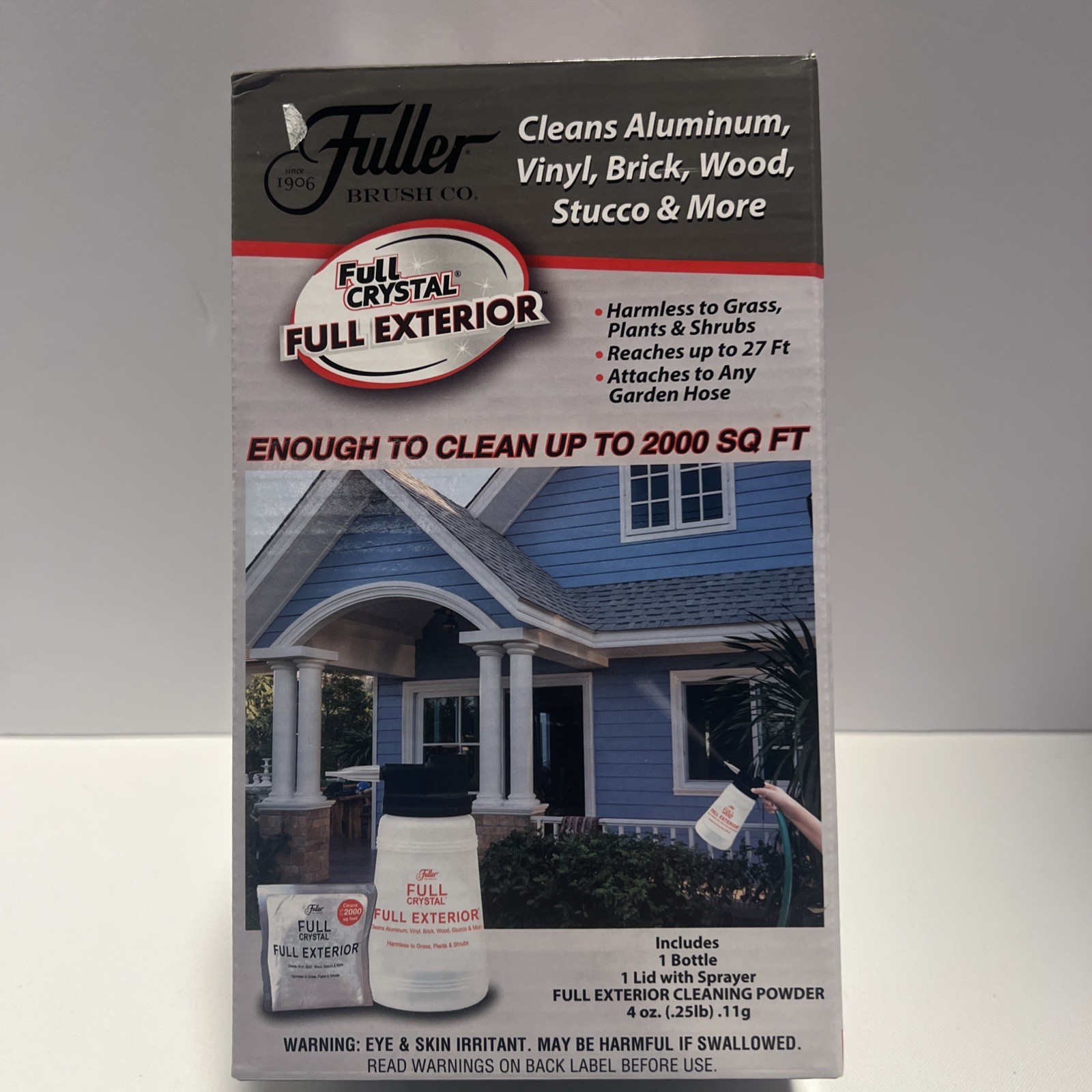 Fuller Brush FBFCEX-6 Exterior Cleaner – 4 oz Cleans Aluminum Vinyl Brick Wood
