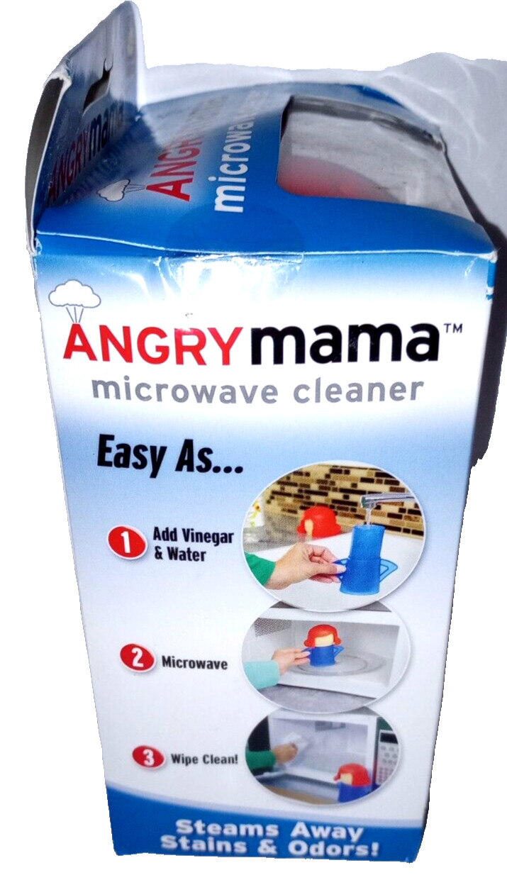 Angry Mama Microwave Cleaner Easily Steam Cleans Microwave with Vinegar & Water