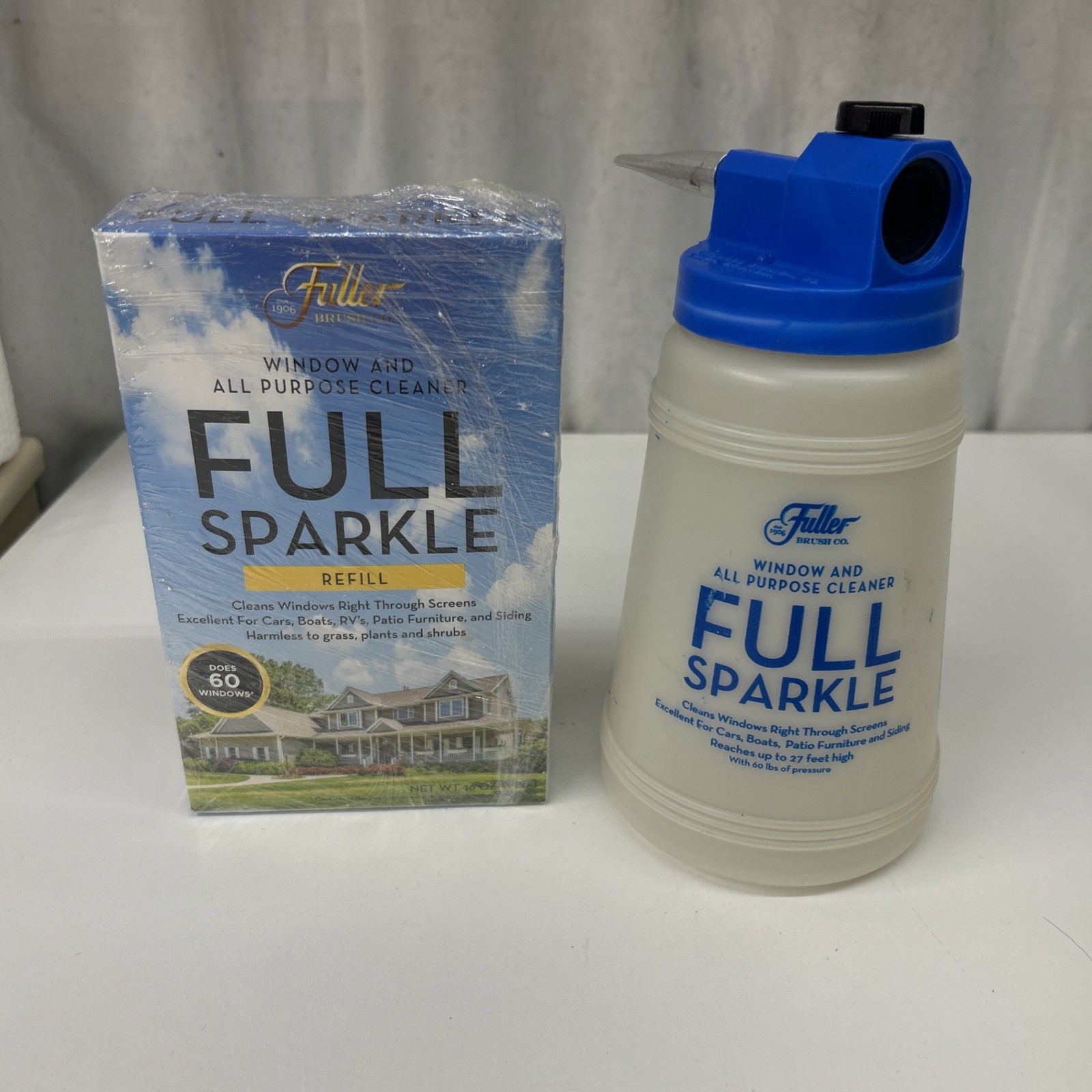 Fuller Brush Co Window And All Purpose Cleaner Full Sparkle Refill With Sprayer