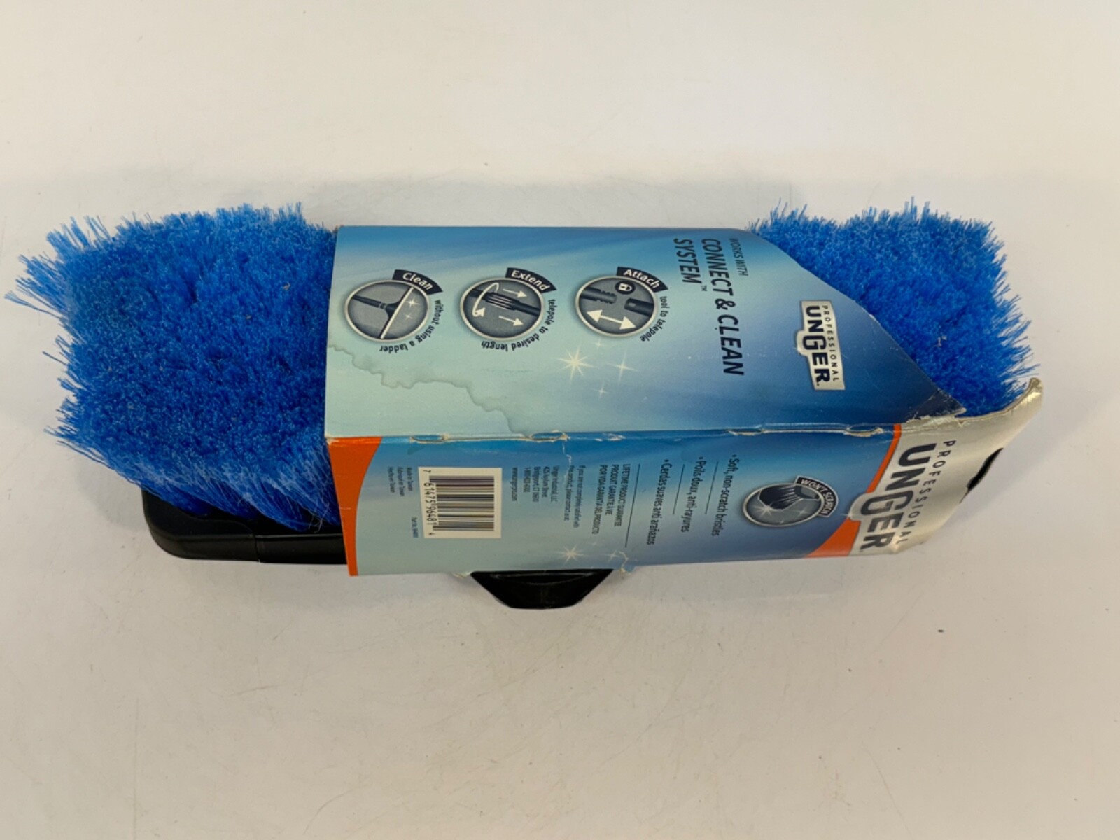 10″ Hydropower Soft Brush with Squeegee and Water-Fed Multi-Angle Wash Brush.