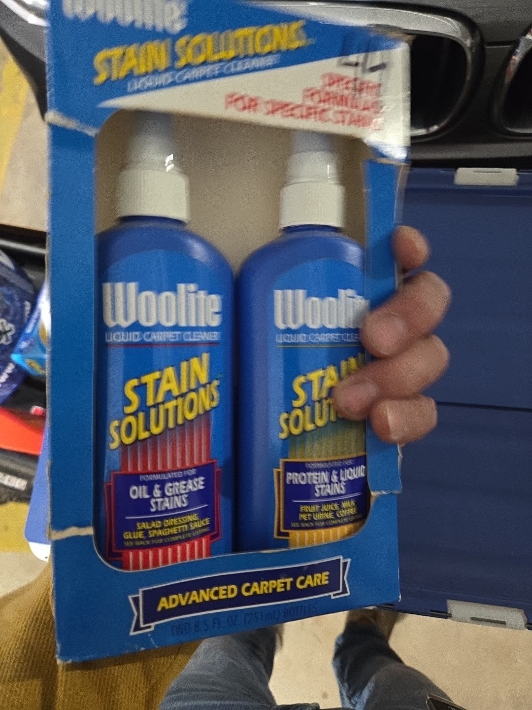 Woolite Stain Solutions Advanced Carpet Care Liquid Carpet Cleaner Spray NOS
