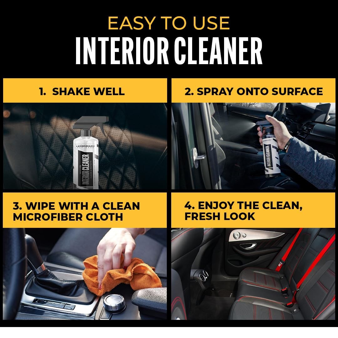 Legendary Interior Cleaner 16oz – All Purpose Interior Detailer & Carpet Clea…