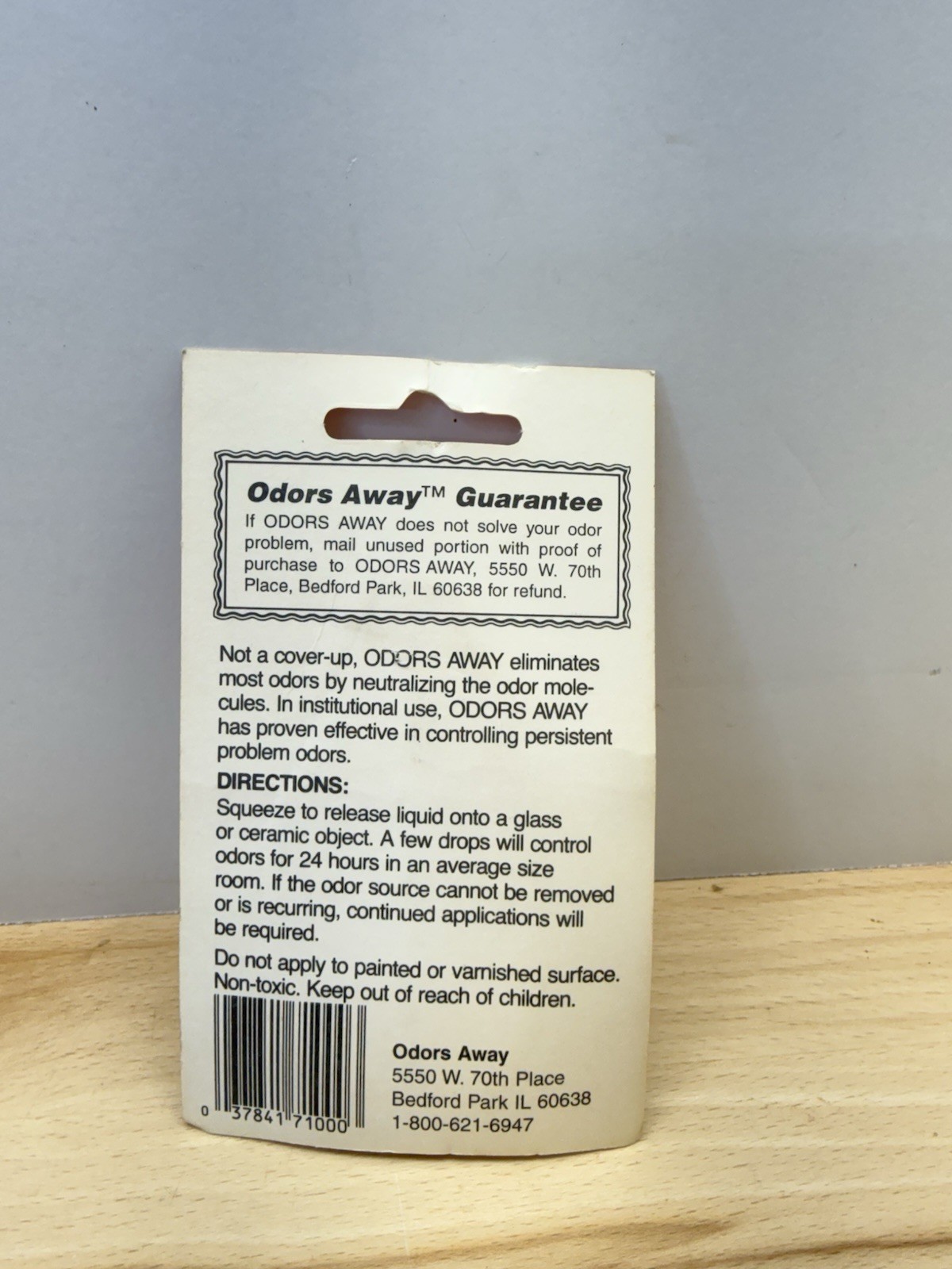 Odors Away Dropper Concentrated Odor Eliminator Neutralizer 1/2 fl oz Non-Toxic