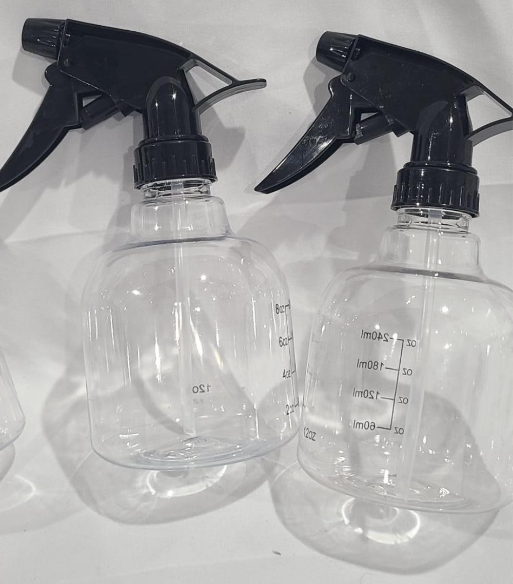 Youngever 6 Pack Empty Plastic Spray Bottles, Spray Bottles for Hair