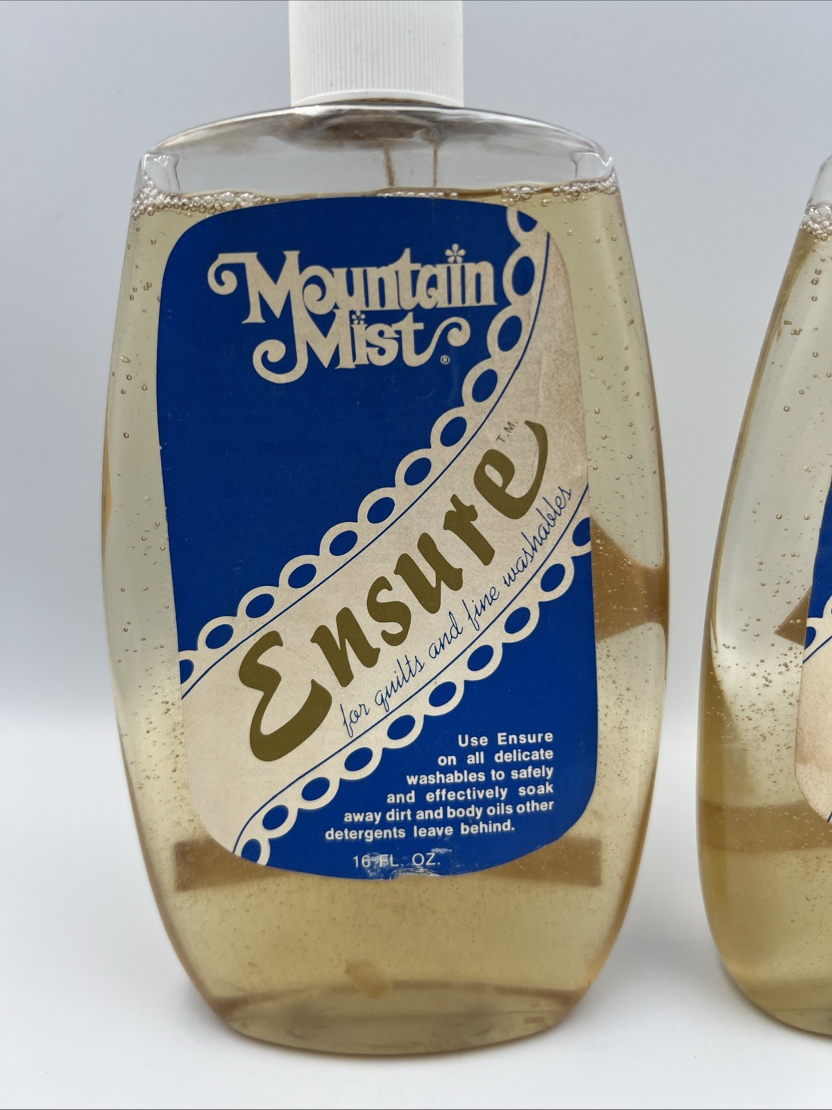 2x Vintage Mountain Mist Ensure For Quilts And Needlework Stearns & Foster 16oz