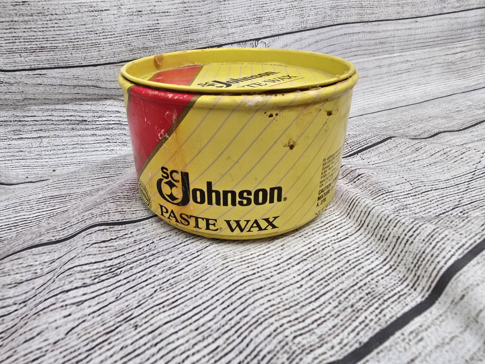 1988 SC Johnson Paste Wax—1 lb 1 oz Original Formula FULL!