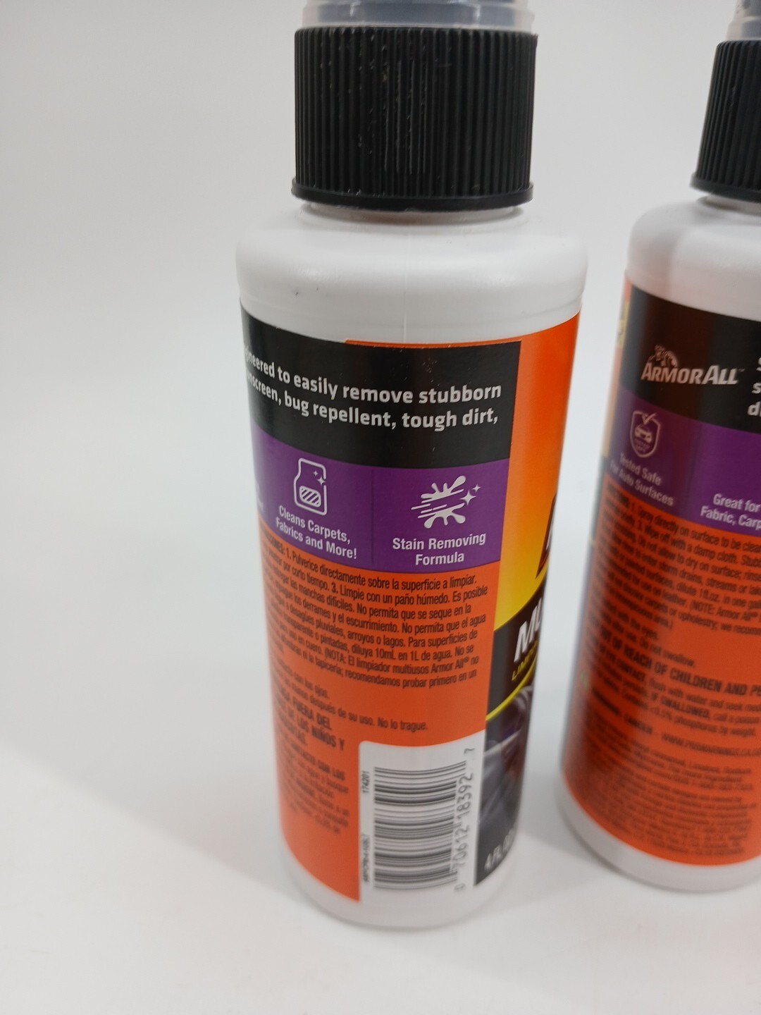 (Lot Of 4) Armor All Multi-Purpose Cleaner Powerful Cleaner For Auto Surfaces