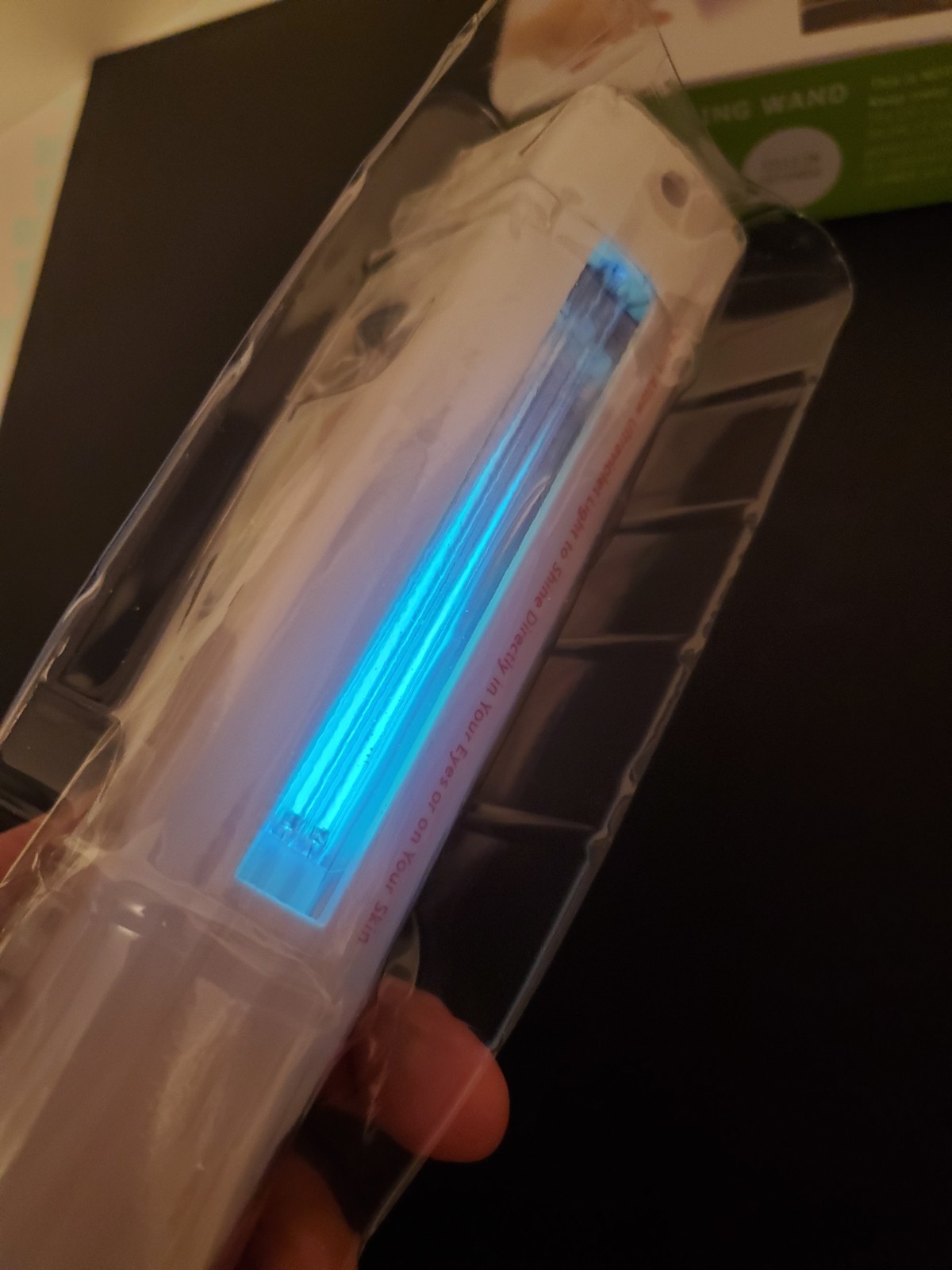 Handheld Super Charged UV-C Light Wand Kills 99.99% Germs Bacteria & Viruses