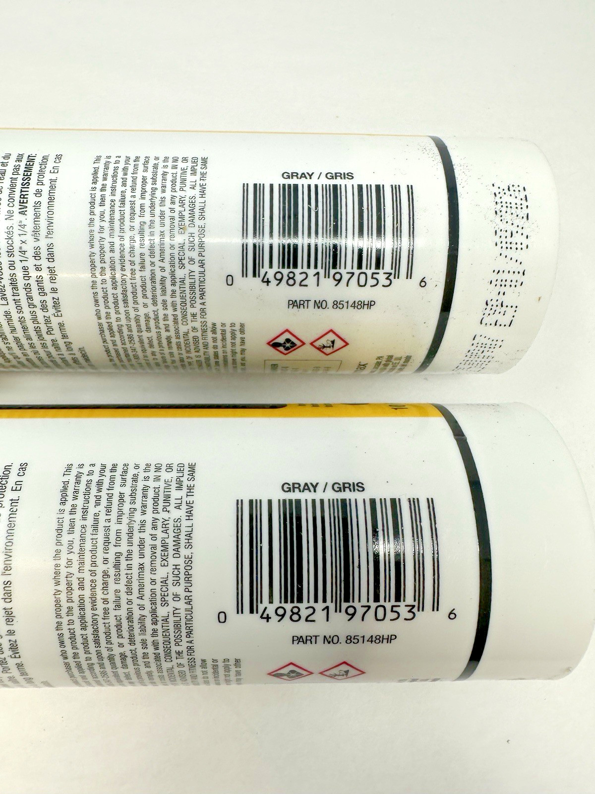 NEW 2 Pack Amerimax Home Products 10 ounce Seamermate Gutter Seal Cartridge