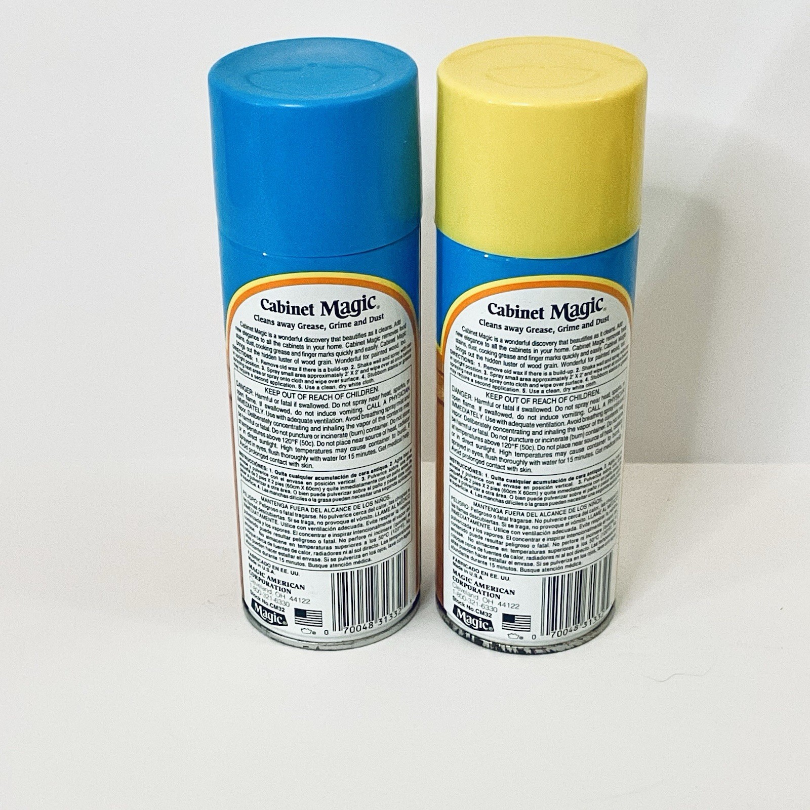 (2) MAGIC CABINET MAGIC CLEANS BEAUTIFIES RENEWS WOOD CABINETS 13 OZ