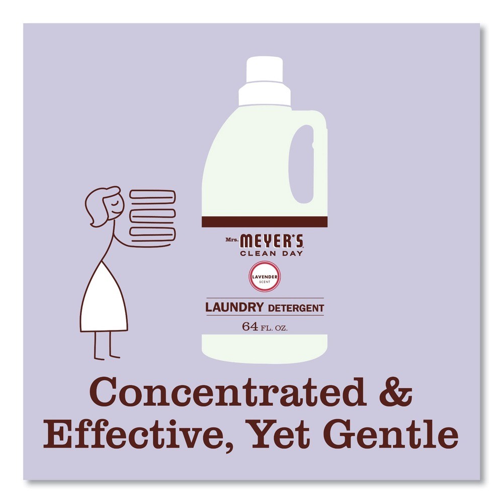 SC Johnson 370730EA 64 oz. Bottle Lavender Scent Liquid Laundry Detergent New
