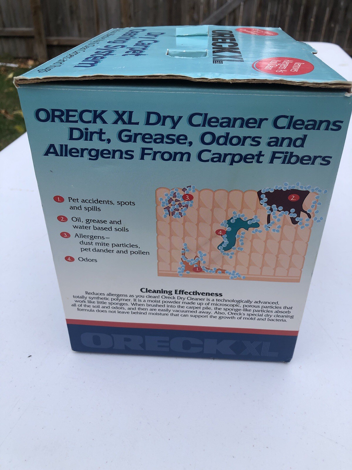 Oreck XL Dry Carpet Cleaning System Deep Clean Spray Rugs & Carpets