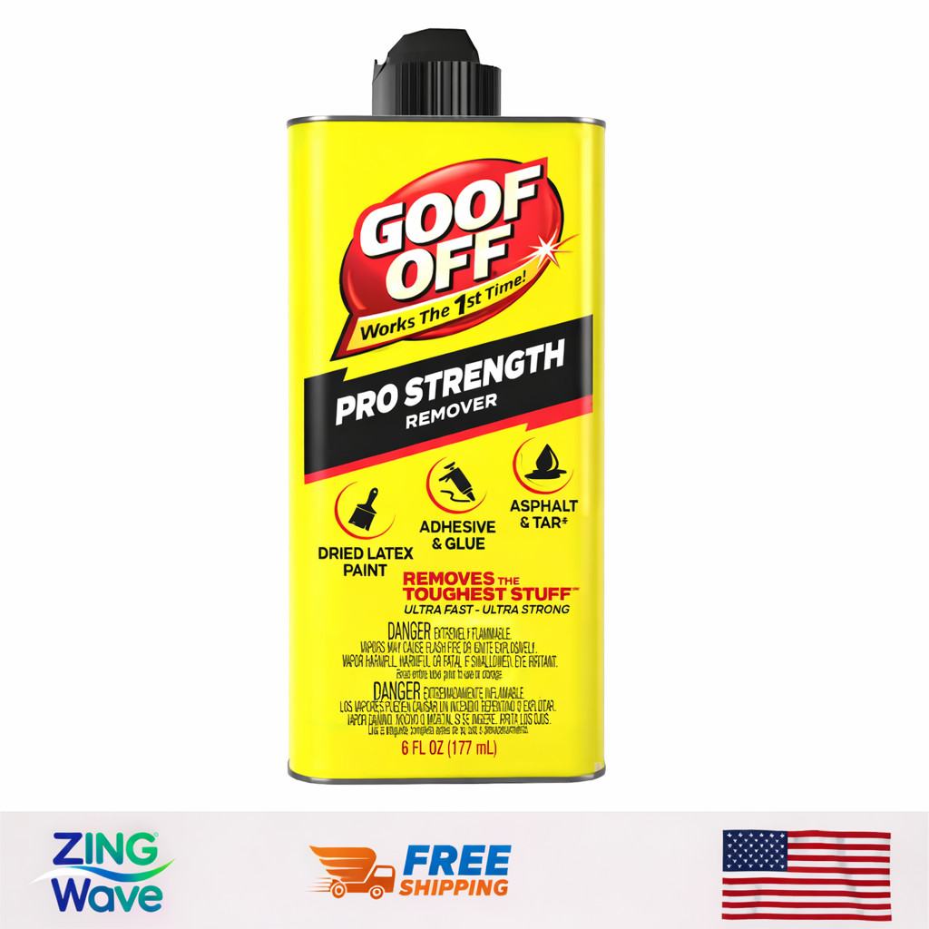 Goof Off Professional Strength Latex Paint and Adhesive Remover (6 fl oz)