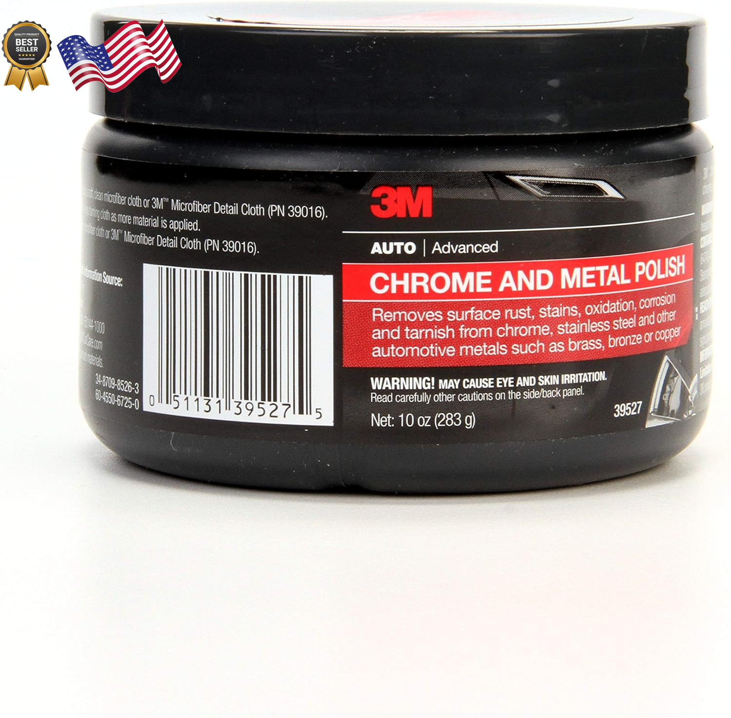 3M Chrome and Metal Polish 39527 10 oz Used on Wheels Trim and Bumpers