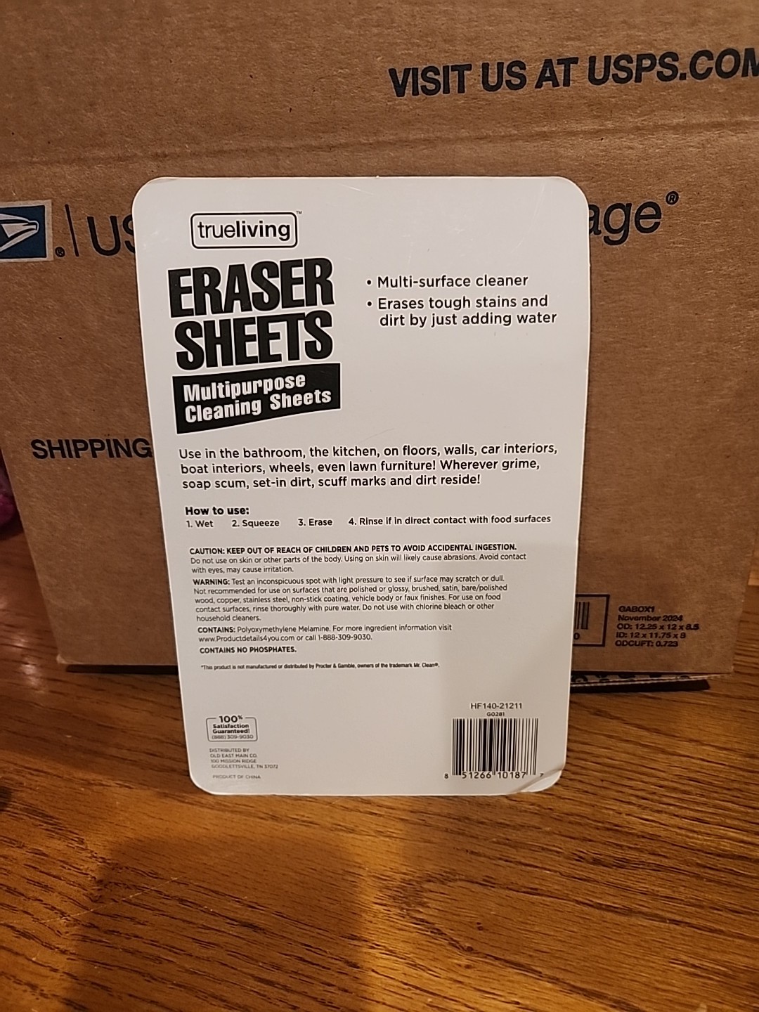 Trye Living Eraser Multi-Surface Cleaning Sheets, 8 ct. Thin & Flexible New 3 Pk