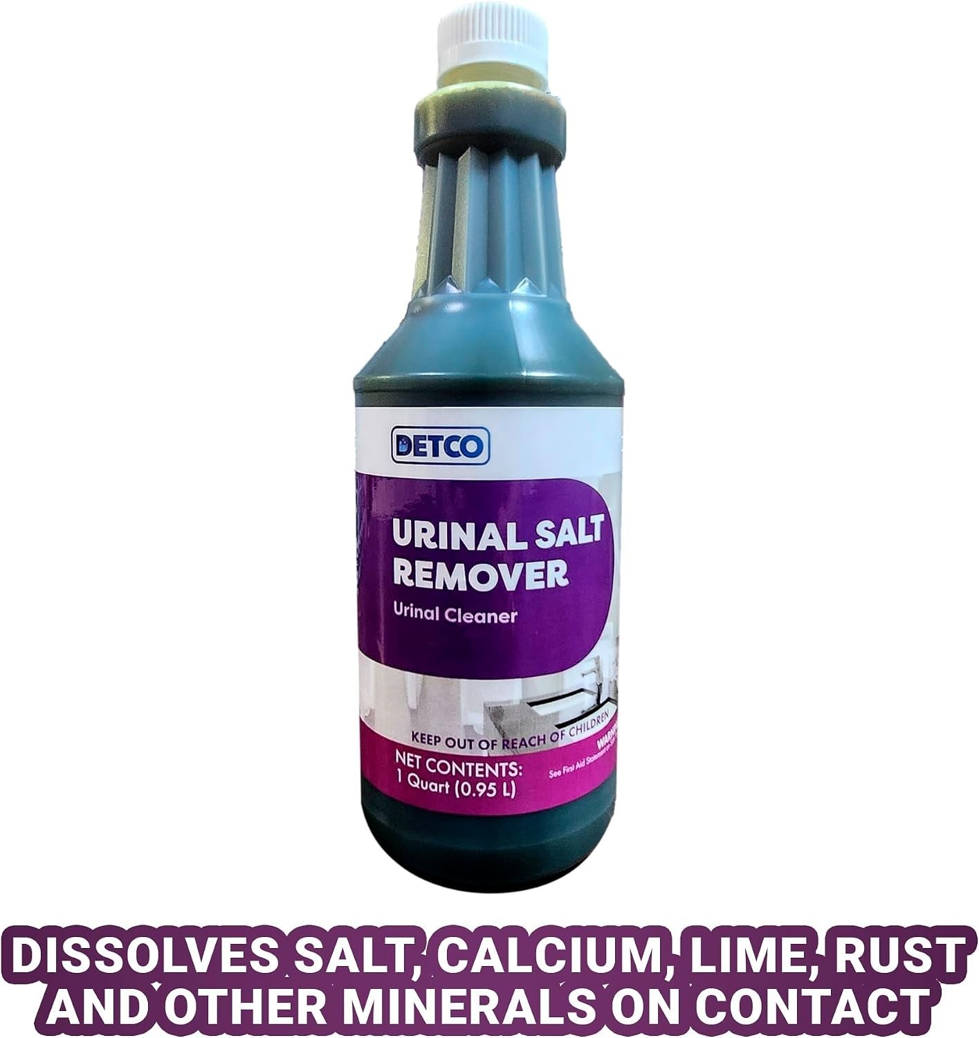 Non-Toxic Urinal Salt Remover – Industrial Strength Cleaning