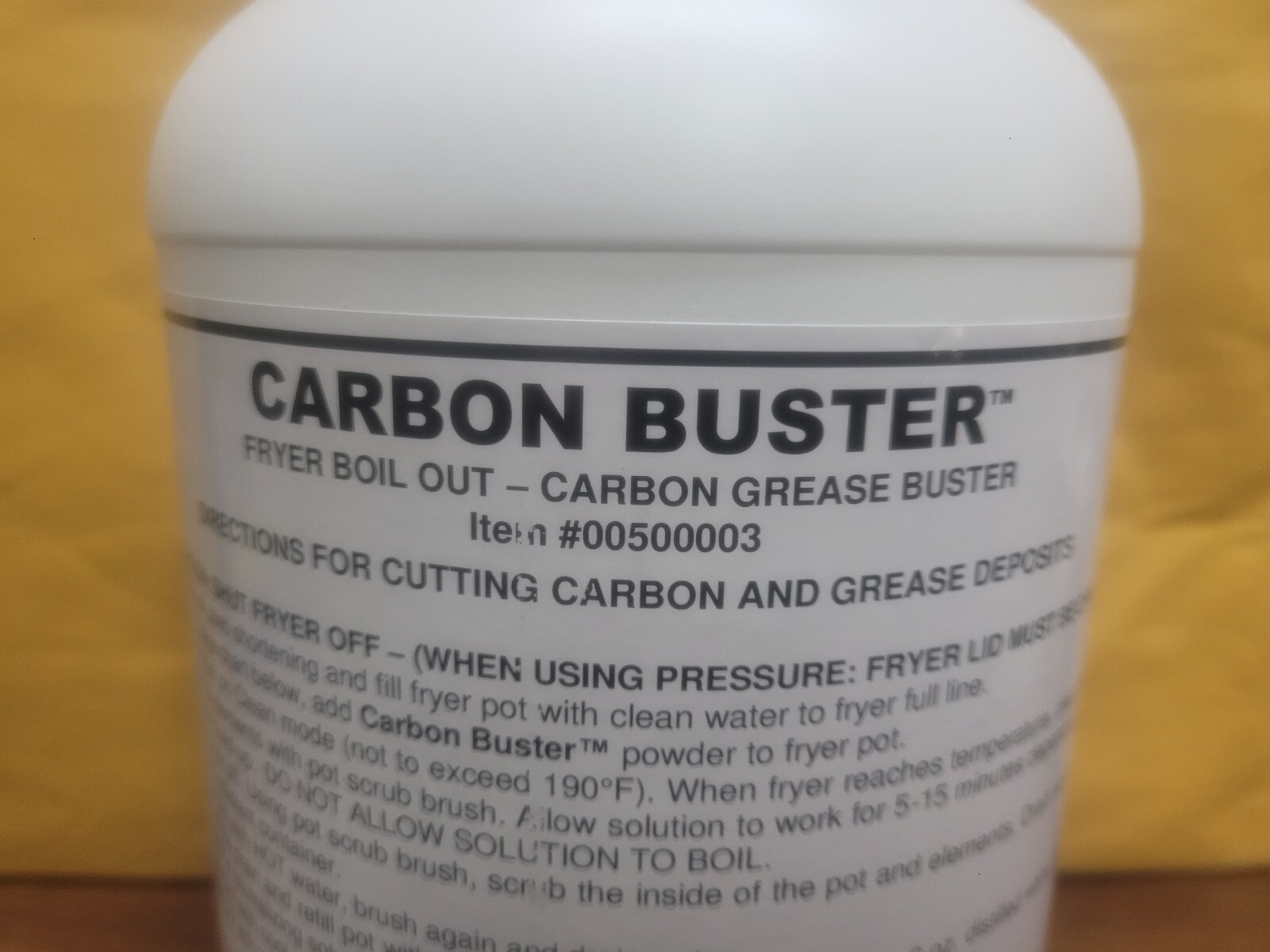 PFS brands, Carbon Buster Fryer Boil Out, Carbon/Grease Cleaner, 10 lb