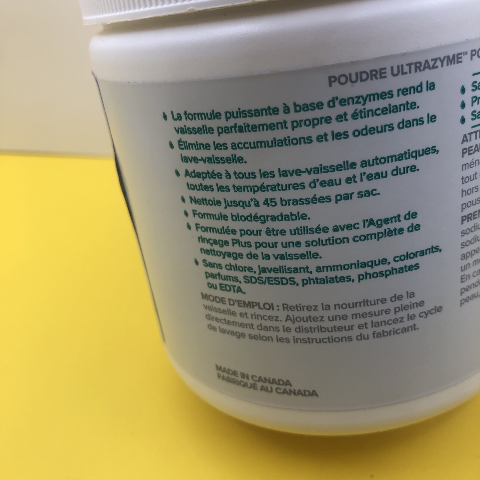 NEW Norwex, UltraZyme Dishwasher Powder 450g/15.87oz