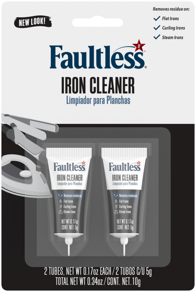 Faultless Iron Cleaner Removes Residue On Flat Irons, Curling Irons, Steam Irons