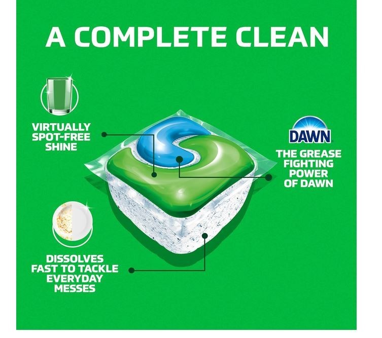Cascade Complete Dishwasher Pods – Fresh Scent ActionPacs, Dishwasher Detergent,