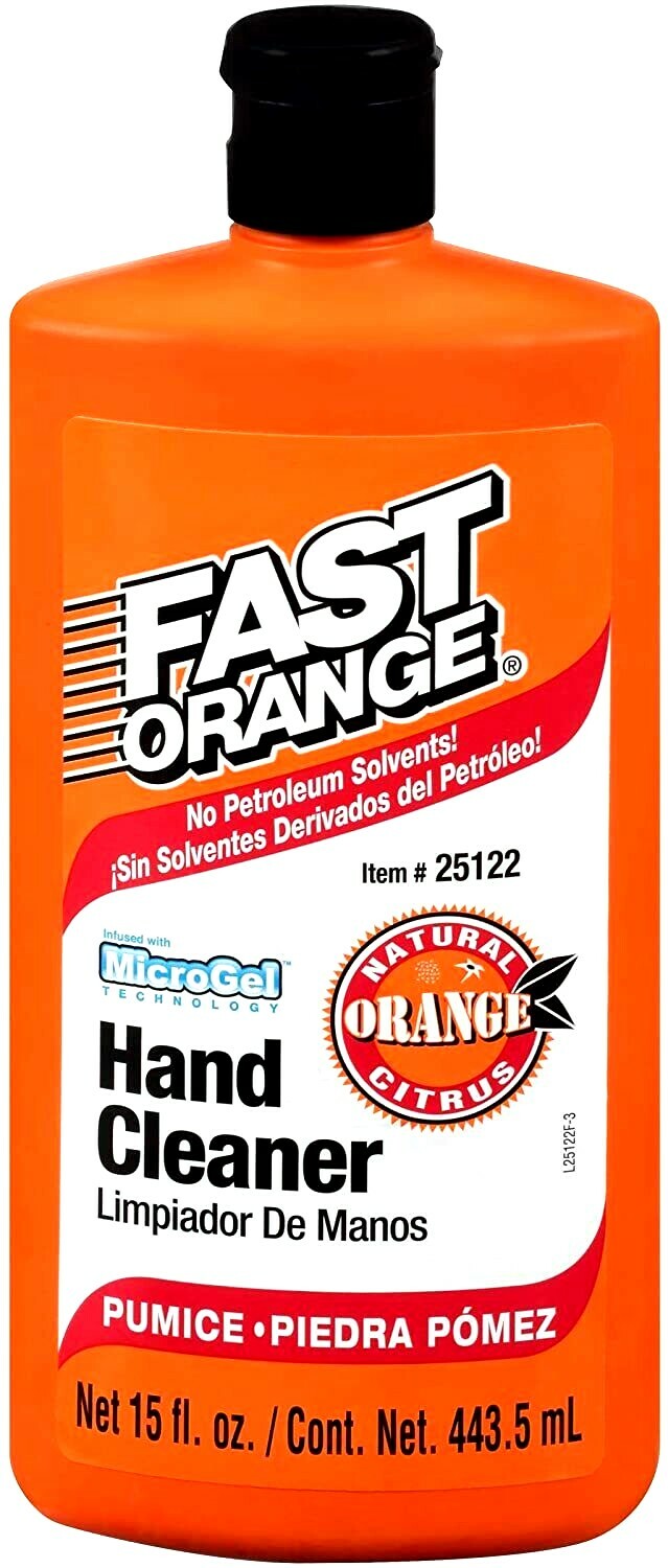 Permatex Fast Orange Smooth Lotion Hand Cleaner – 1 Gal,0.5 Gal,15oz. 7.5oz.
