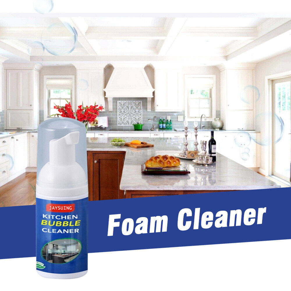 5 PACK Rusty Cleaning Bubble Cleaner Spray Foam Kitchen Oil Grease Dirt Removal