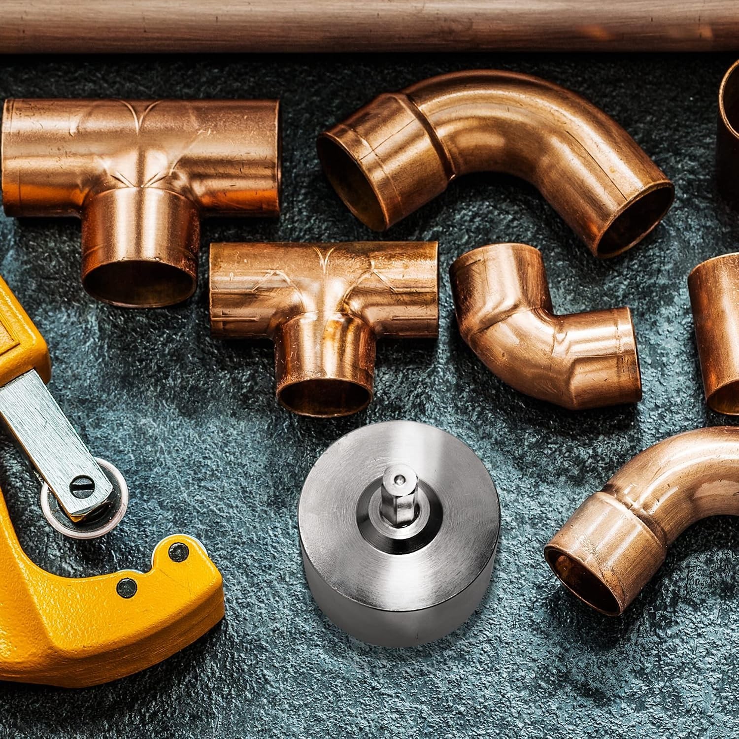 Full-Metal Copper Pipe Cleaner for Drill