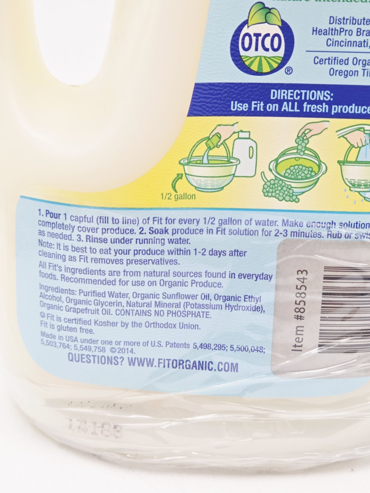FIT ORGANIC Fruit And Vegetable Wash Spray Refill 2014 Value Pack 76oz