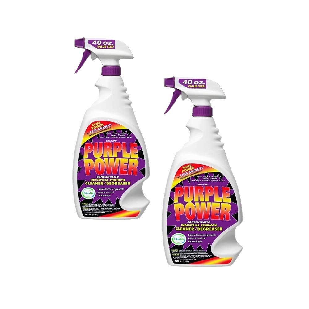 PURPLE POWER 4319PS Industrial Strength Cleaner and 40 Fl Oz (Pack of 2)