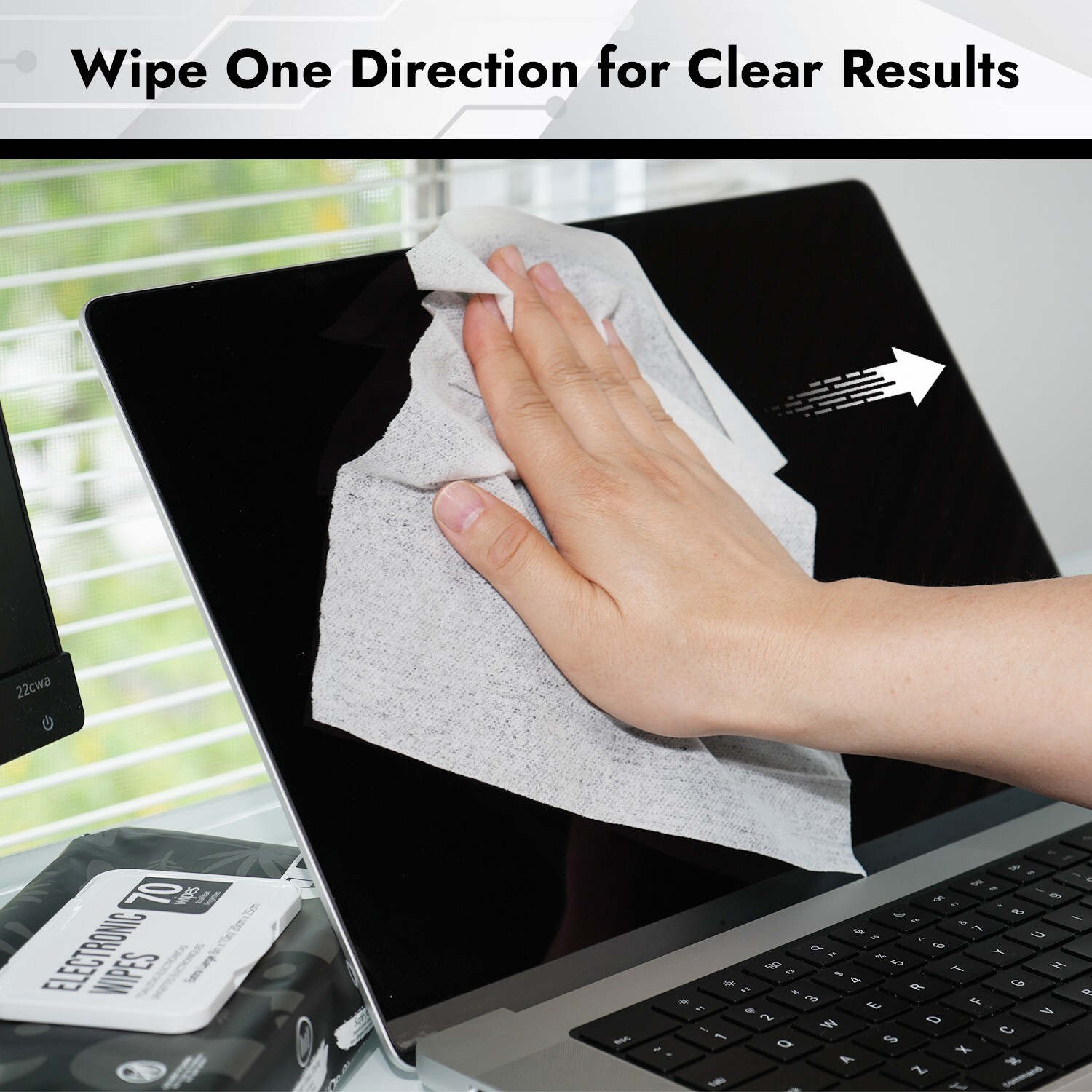Electronic Cleaning Wipes 70 Count, Screen & Electronics Cleaner for Phones