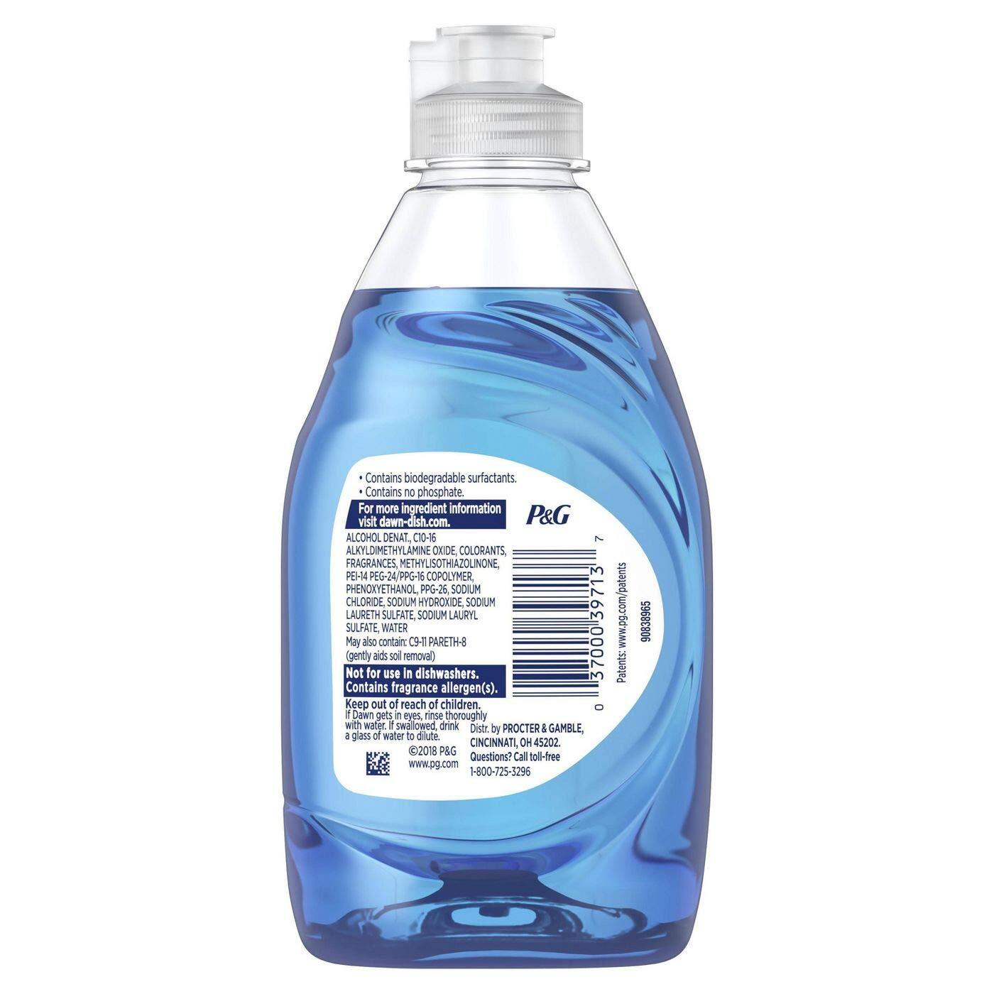 Dawn Ultra Dish Soap 7 Fl Oz Pack of 3 Original Scent 3X Grease Cleaning Power