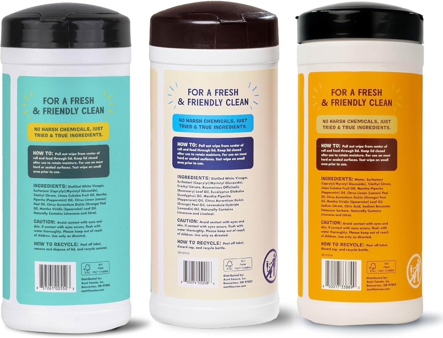 Natural Cleaning Wipes Variety Pack, Multipurpose Surface Cleaner, 35 Count E…