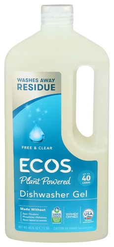 Ecos Wave Gel Free & Clear 40 OZ Pack Of 8
