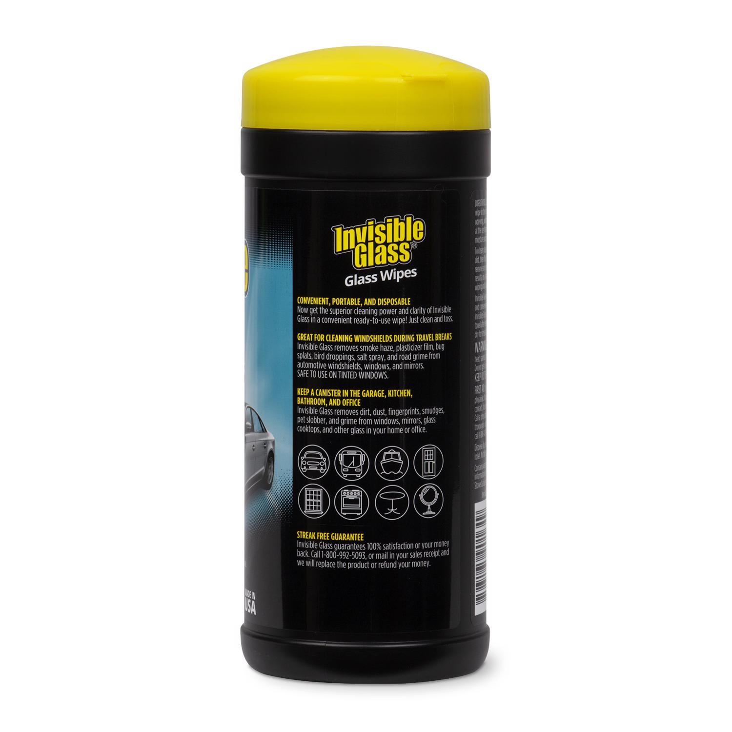 Stoner 90164 Invisible Glass Wipes 7 x 12 in. for Fiberglass & More Surfaces