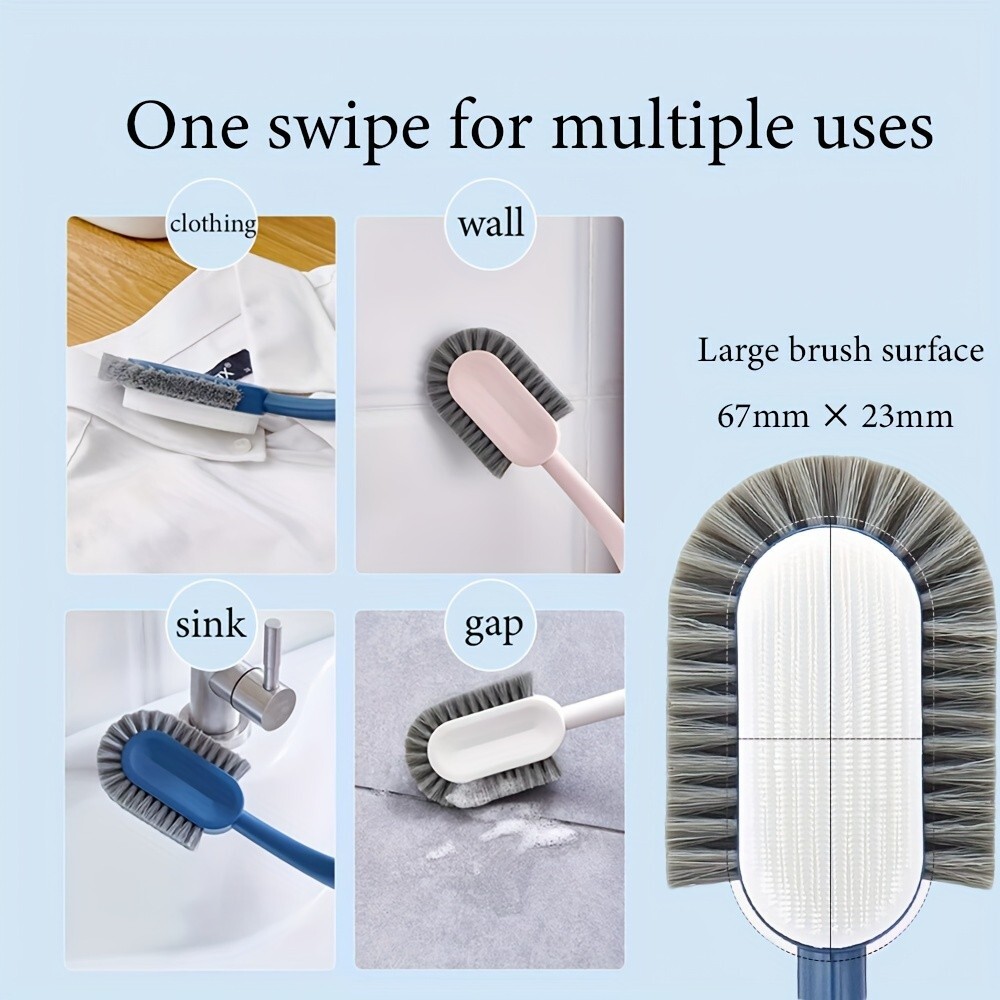 Cleaning Brush Shoes with Handle Multi- Use,Clothes Kitchen Washing Brush