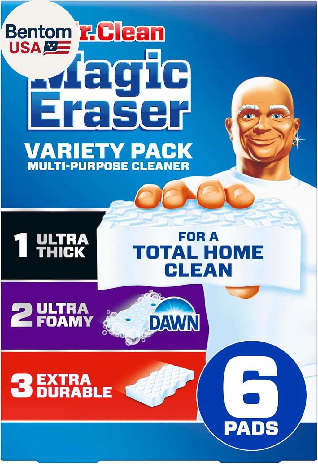 Magic Eraser Sponge, All Purpose Cleaner, Cleaning Scrubber, Kitchen, Bathroom,