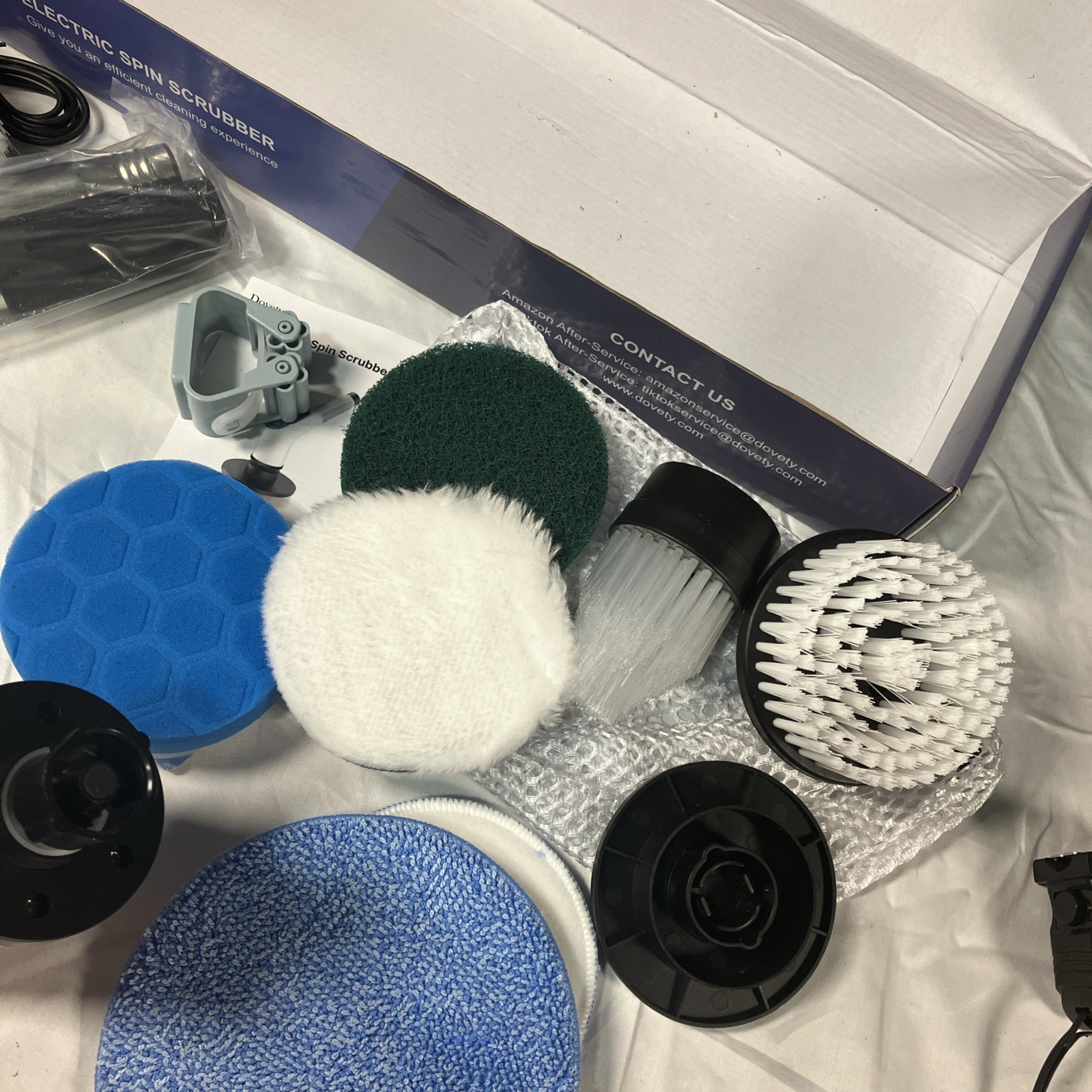 Dovety 9 In 1 Electric Spin Scrubber Cordless Cleaning Brush Scrubber CB-02