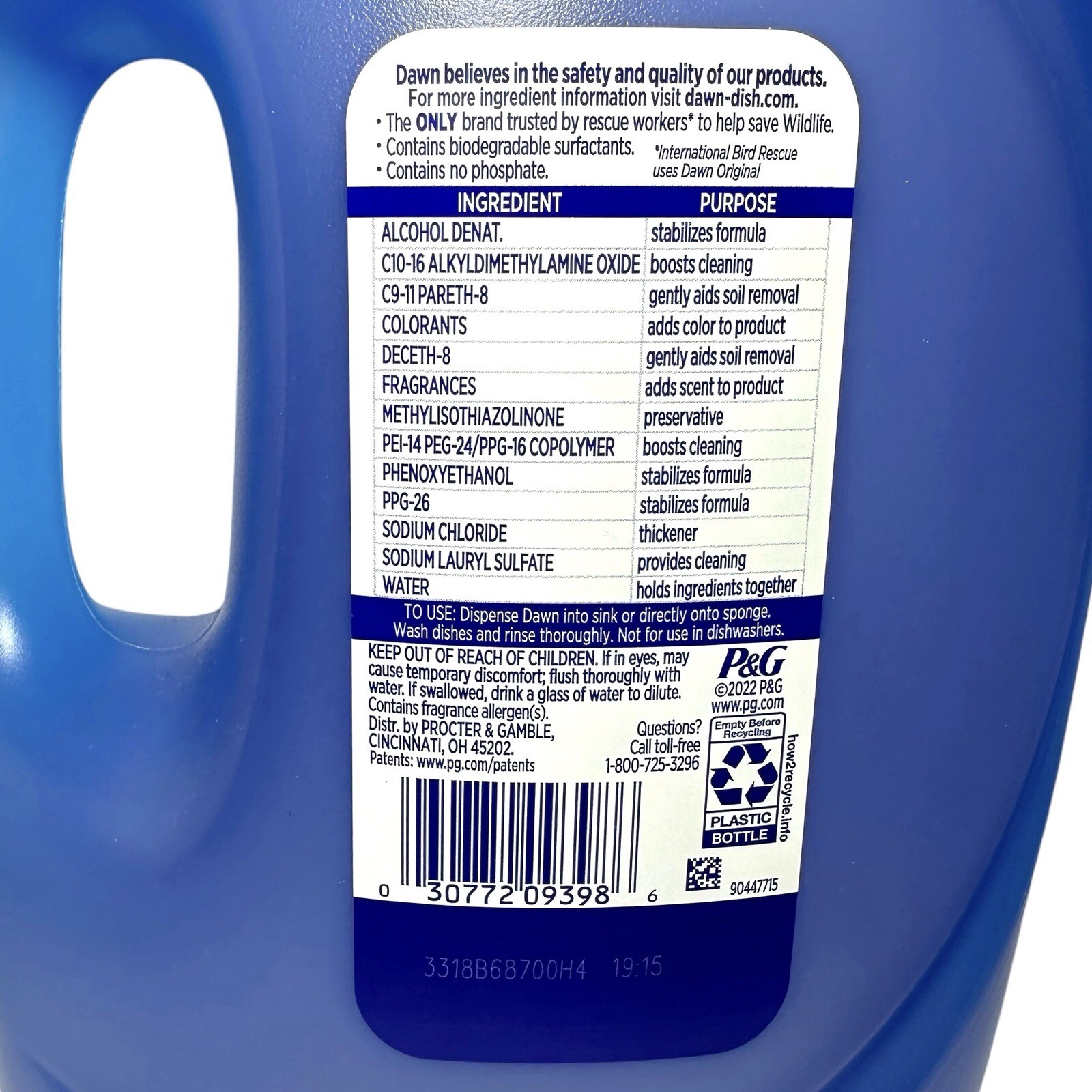 Dawn Ultra OLD SCENT Dishwashing Liquid 70 fl oz, NEW