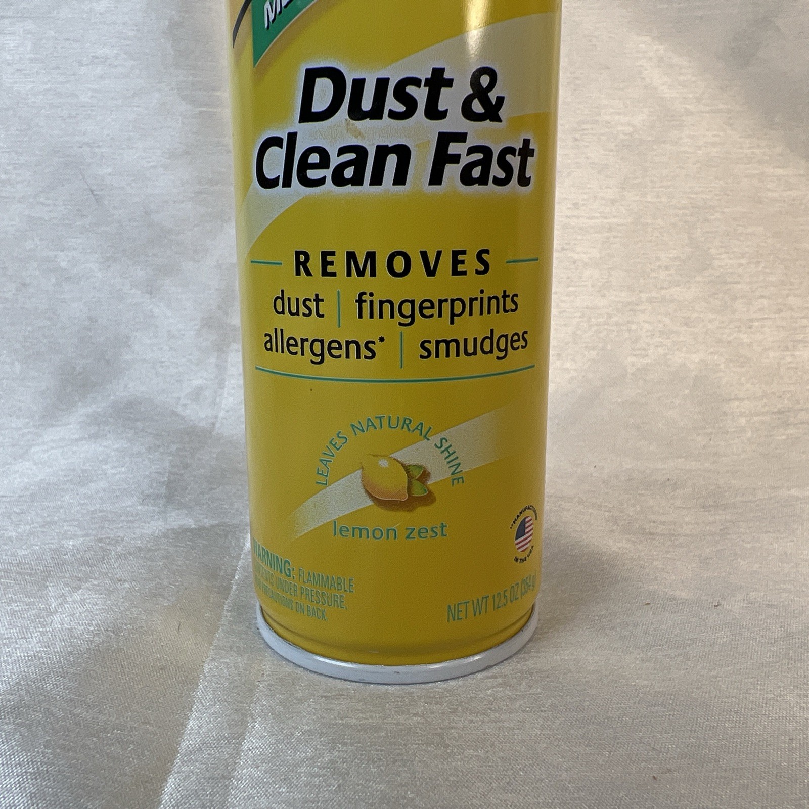 ENDUST Multi-Surface Allergens DUST & CLEAN FAST Natural Shine Lemon Zest 12.5oz