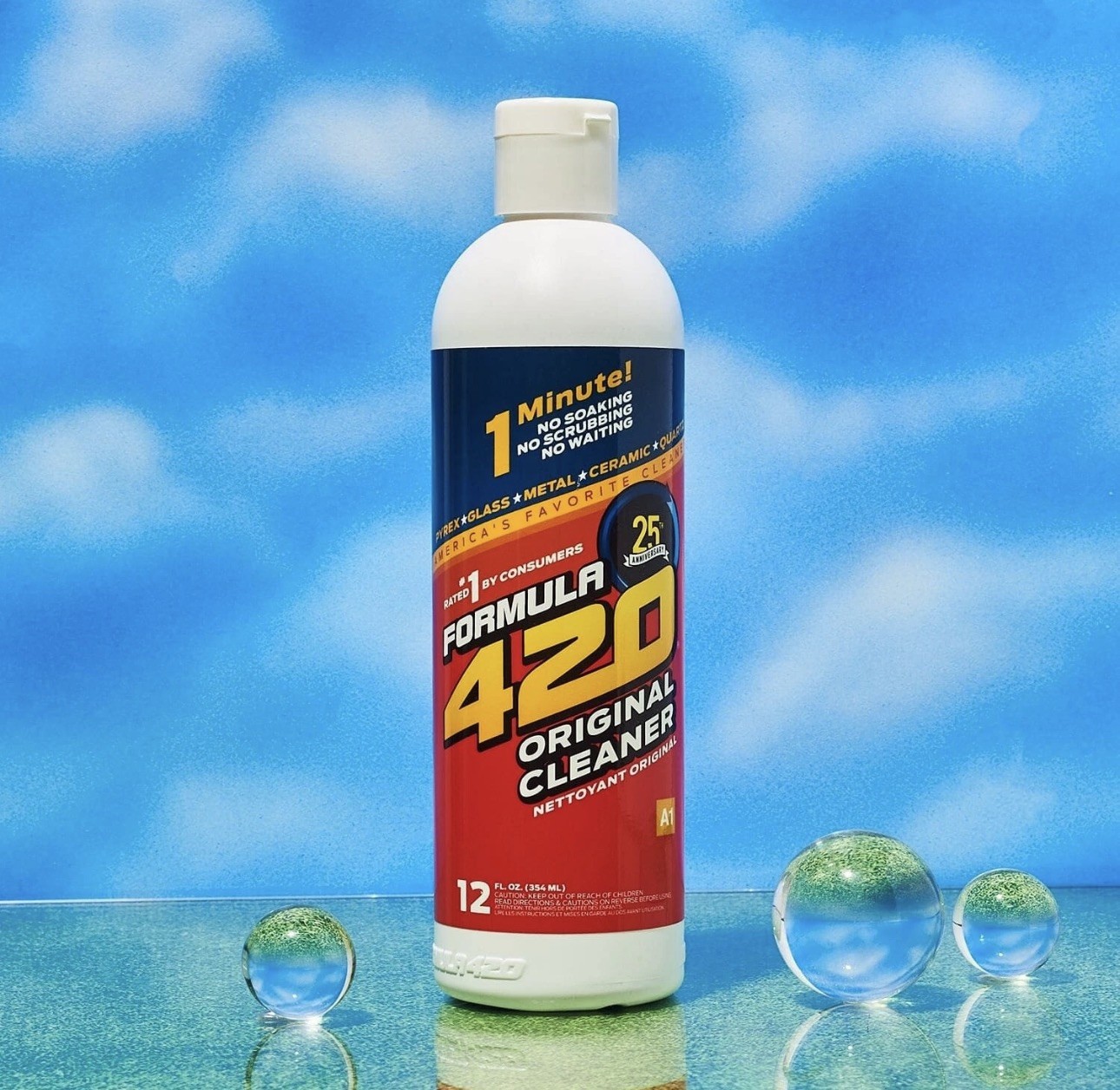 Formula 420 All Purpose Cleaner – 12oz Bottles (6-Pack) for Glass & Metal