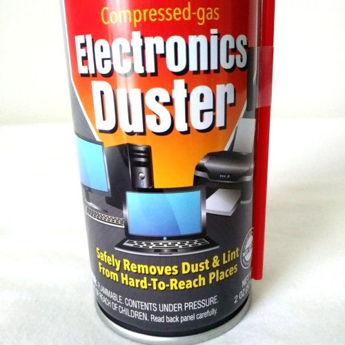 Air Duster Can Spray Electronic 2 oz Computer Keyboard Particle Remover FREE S&H