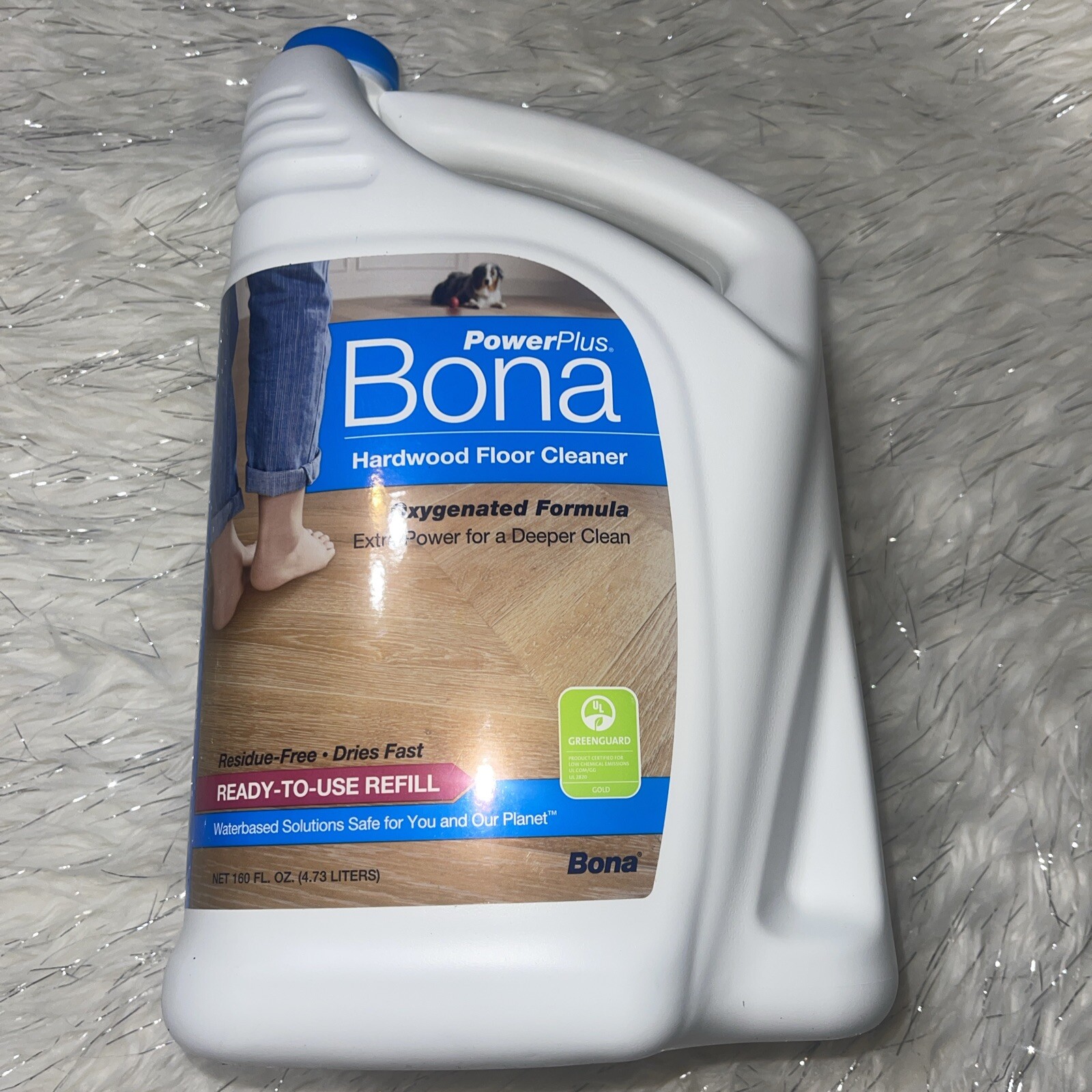 Powerplus Hardwood Floor Deep Cleaner Refill 160 Fl Oz – Refill for Spray