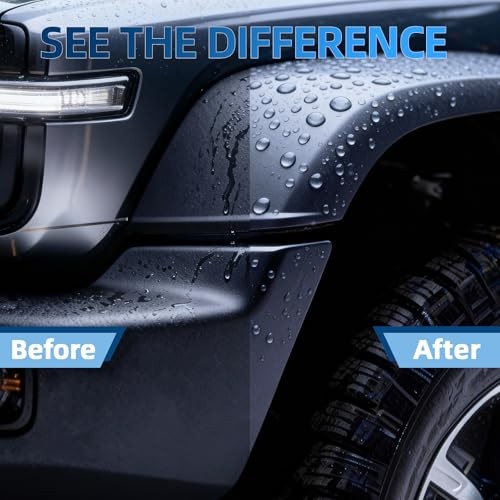 Plastic Restorer for Cars, Highly Concentrated Ceramic Coating Back to Black