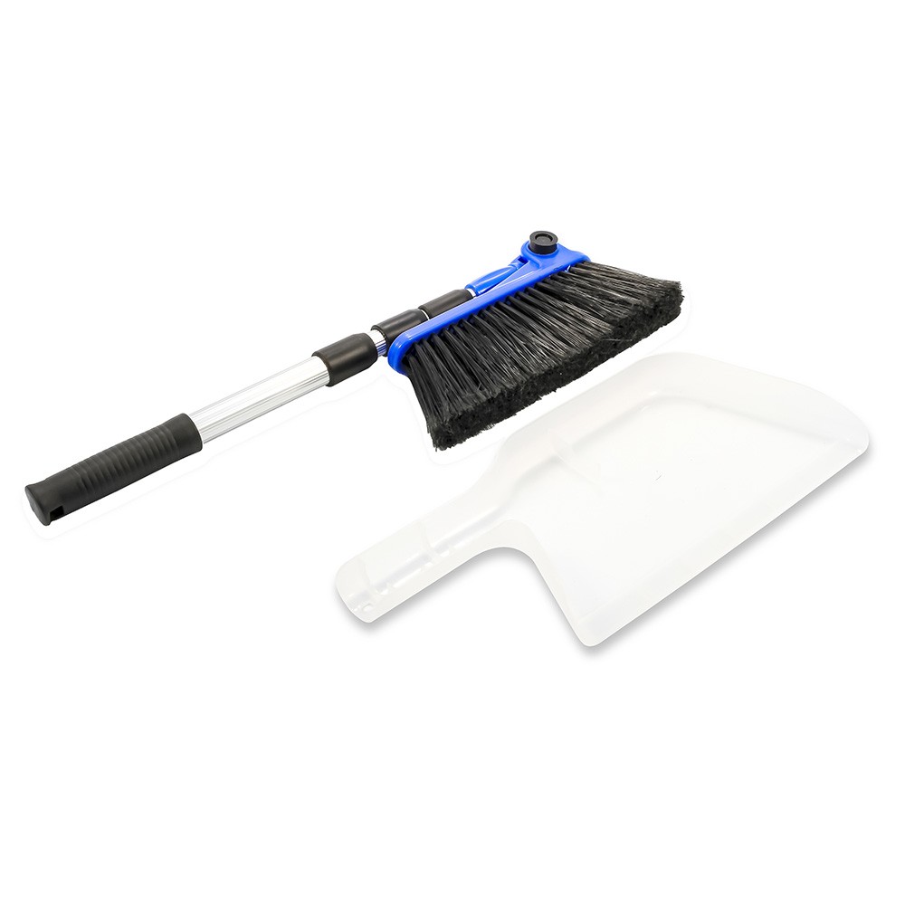 Camco RV Broom & Dustpan – Bilingual