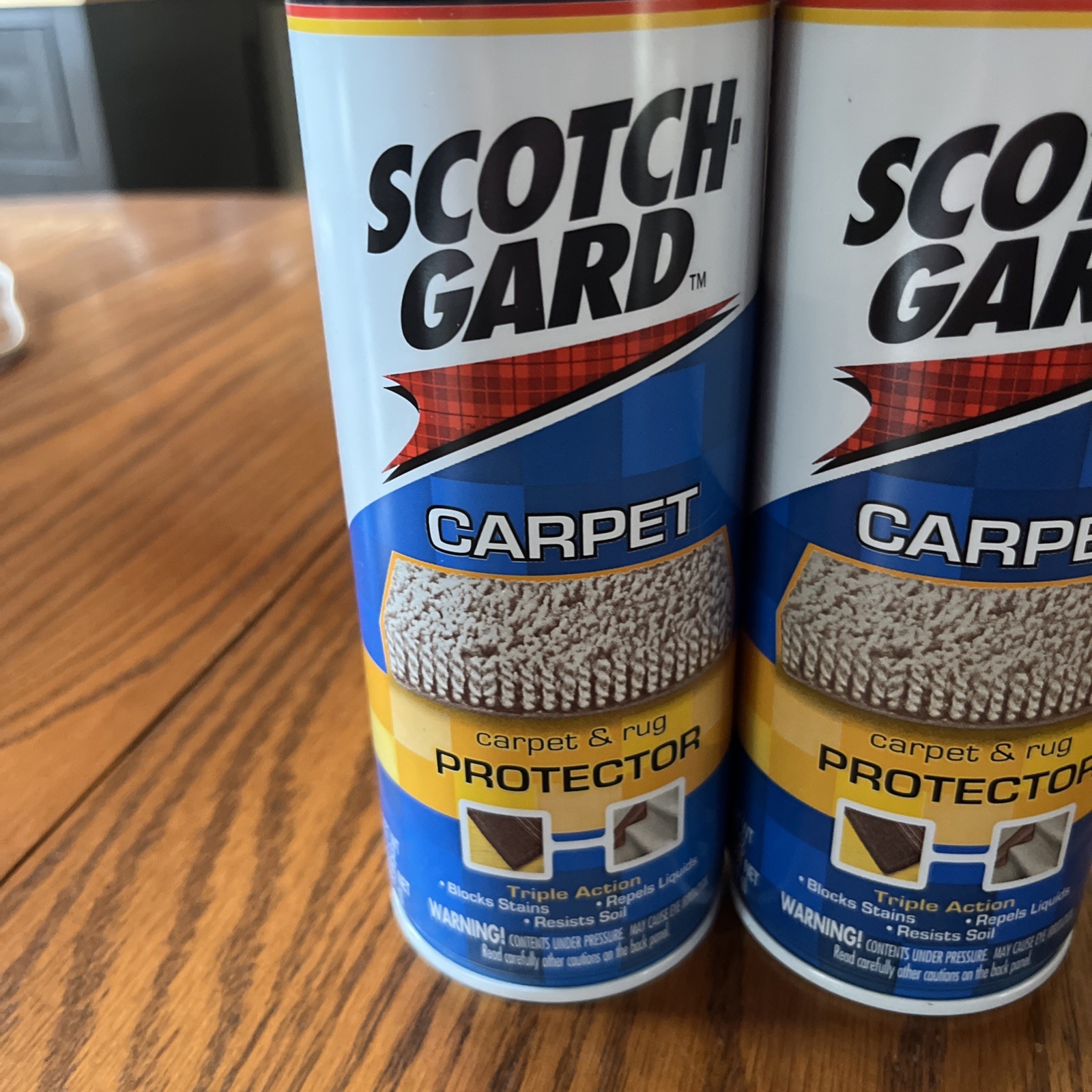 NEW 2 Scotchgard Carpet & Rug Protector Triple Action Original Formula 3M, 17oz