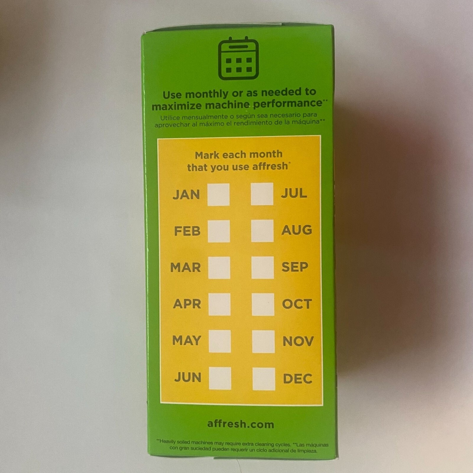 Affresh Dishwasher Cleaner Tablets Pack of 2 Dissolving Tablets Total 12 Tablets