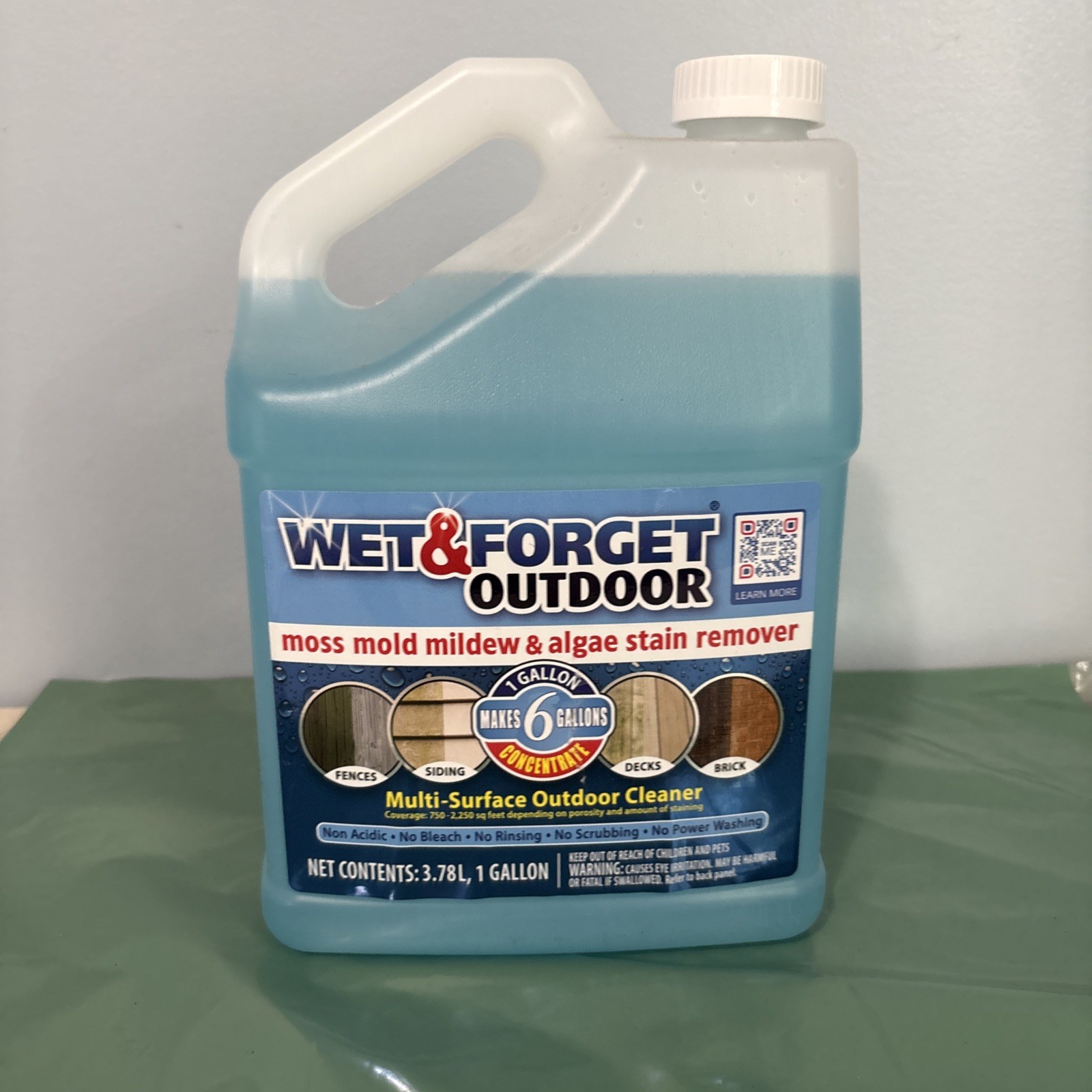 Wet & Forget Outdoor Cleaner Concentrate 3.78L, 1 Gallon