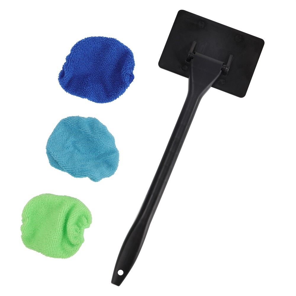 3Pc Car Cleaner Brush Kit Windshield Window Cleaning Wash Tool Inside Auto Glass