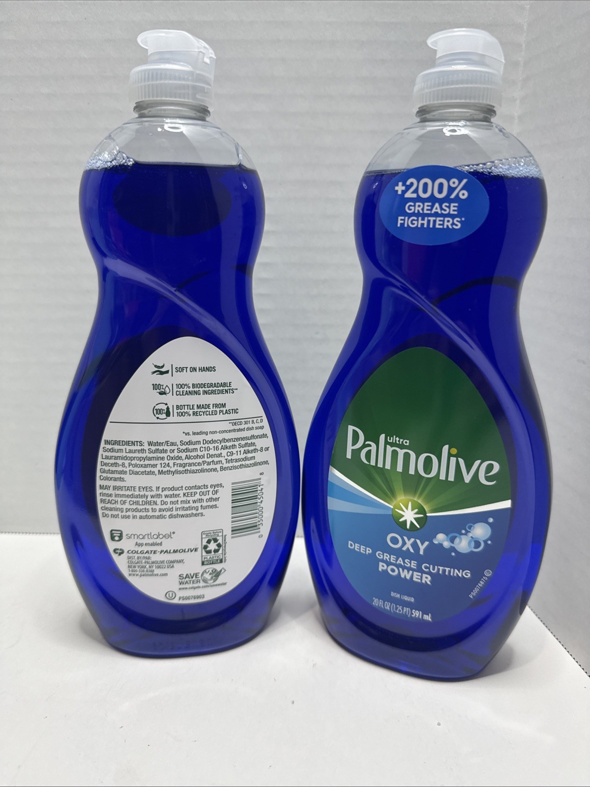 Palmolive Ultra Oxy Dish Soap 2 Pack 20oz Power Degreaser Liquid Tough on Grease