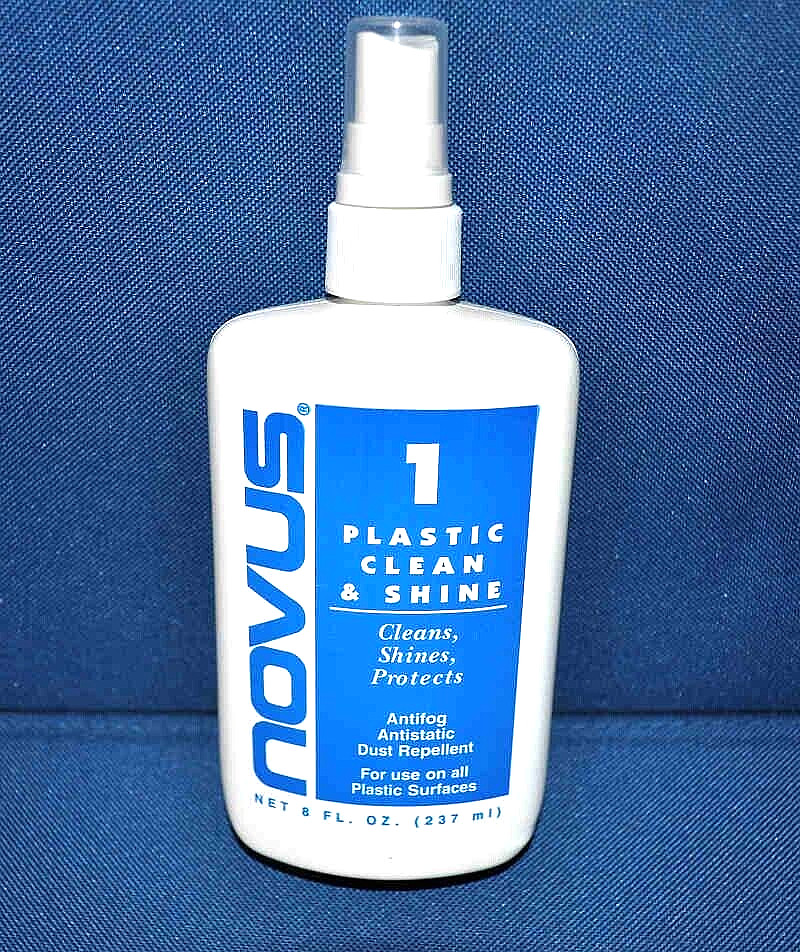 NOVUS #1 PLASTIC POLISH, CLEANER AND SCRATCH REMOVER 8OZ SPRAY BOTTLE